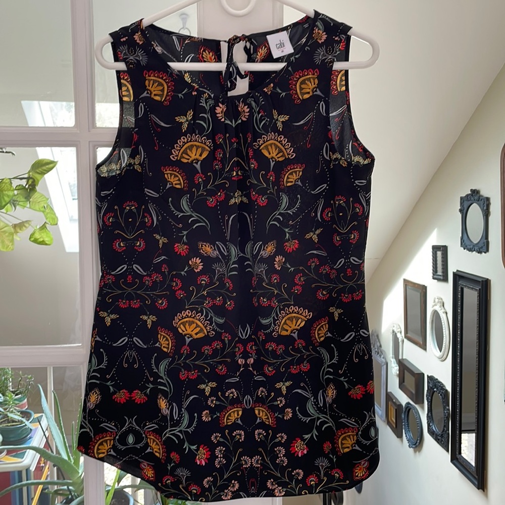 Cabi sleeveless blouse